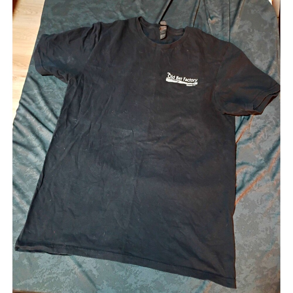 Gildan Softstyle Men's Graphic The Old Bat Factory Hancock NY T-Shirt Black M